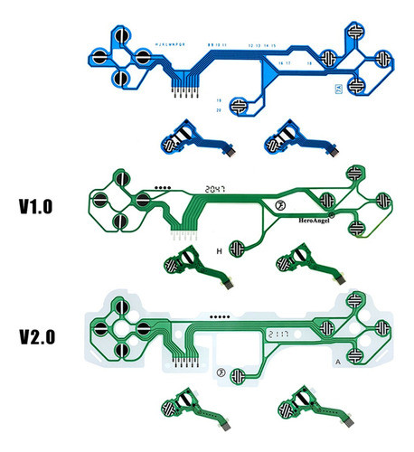 10 Circuito Membrana Conductora Compatible Joystick Ps5 1