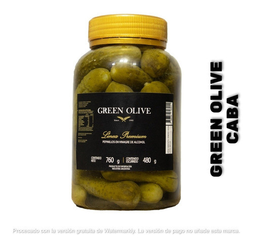 Pepinillos En Vinagre X1/2kg Green Olive 0