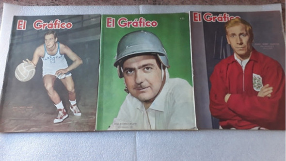 El Gráfico Año 1962. Lote De 9 Revistas. Muy Buen Estado. 1