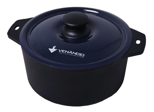 Panela De Ferro Fundido Com Tampa Azul 18 Cm Pfv180taz 0