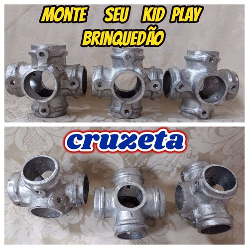 Cruzeta 1+1 Tee+2 Punho+2 Articula Para Kid Play Brinquedão 1