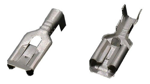 Conectores Terminales Ficha Bosch Hembra 100 Piezas 4.8mm 0