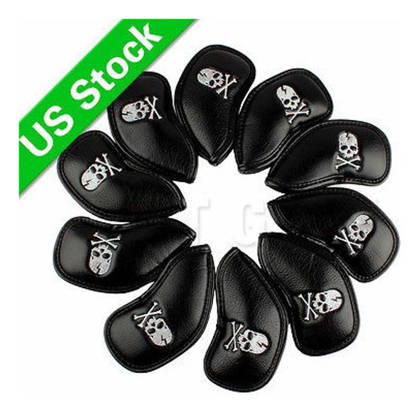 Calavera Golf Negro Hierro Cubierta Headcovers Para Callaway 1 Calavera Golf Negro Hierro Cubierta Headcovers Para Callaway 1