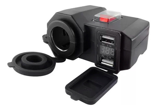 Toma Corriente 12v + Usb Spektor Motorace Vm 0