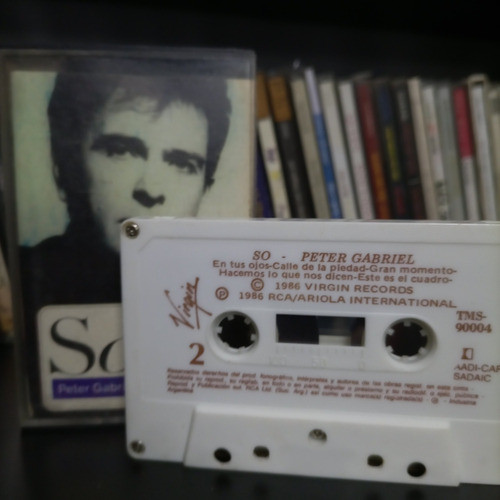 Cassette Peter Gabriel So Es. 1986 1