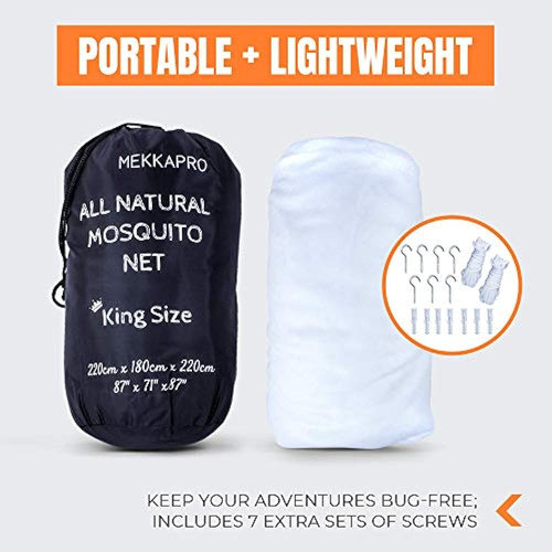 Mekkapro Mosquitera Ultragrande Con Bolsa De Transporte, Cor 1