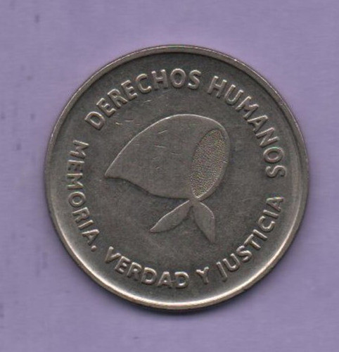 Moneda De $ 2 De Argentina Derechos Humanos 1