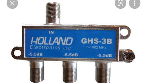 Derivador Splitter D Señal Holland Ghs-3b Balanceado Coaxil 0