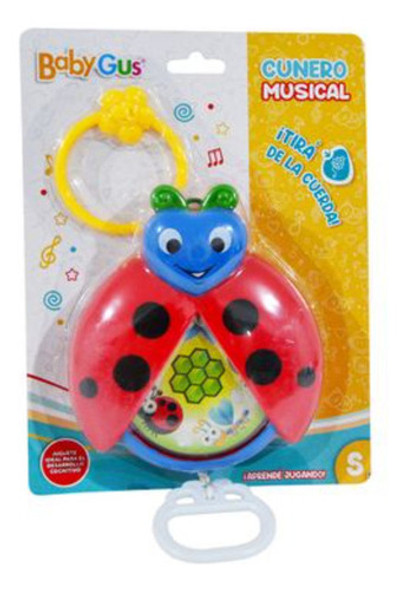 Cunero Musical Insecto En Blister 16.5x22x4cm - 53117 0