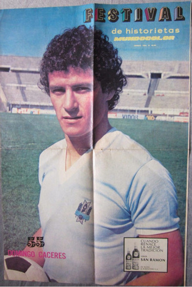 Poster Domingo Caseres Selección Uruguaya Futbol 0