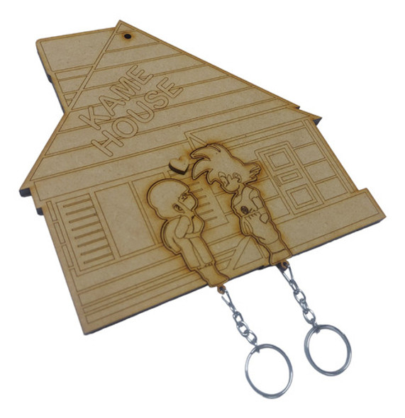 Porta Llaveros Encastrable Dragón Ball Mdf 1