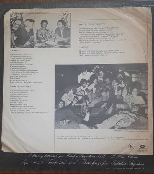 Lp Tanguito( 1985 Gatefold) Reedición 1