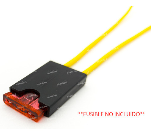 20 Portafusibles Aereo Automotor Estandar Cable 0.5mm2 1