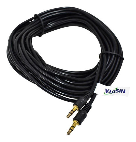 Cable Audio Stereo 3.5mm M-m 10 Metros Nisuta Ns-cau35s10 F 0