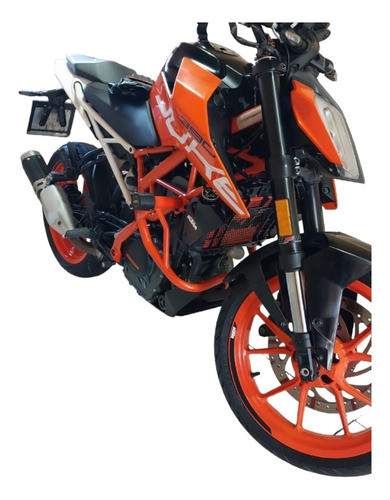Defensa Lateral Con Sliders Jpl Ktm Duke 200 1