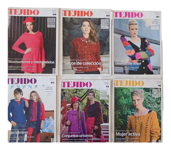 Revistas  11 Pack/ Lote Tejido 2013 Clarin  Especial Macramé 0