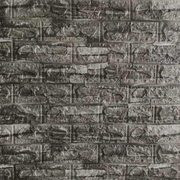 Revestimiento Pared Adhesivo 3d Piedra Gris Pack X 8 0