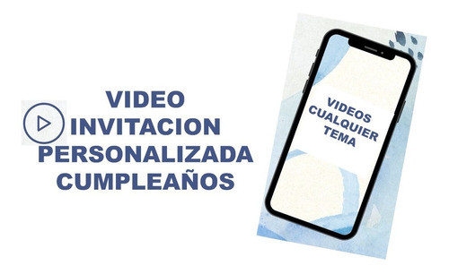 Vídeo Invitación Animada Personalizada Cualquier Temática 1