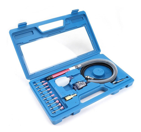 Micro Amoladora Mini Torno Neumatico Encastre 1/8 Kit 16pz 0