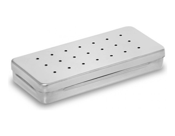 Esterilizador Perfurado Em Aço-inox 18x08x03cm 1