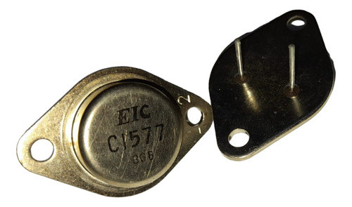 Transistor 2sc1577 2sc 1577 Sem Npn 400v 8a 80w To-3 Htec 0