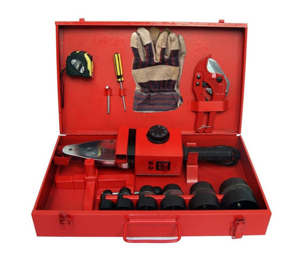 Kit Termofusora Valija Metálica 6 Boquilla 1500w Termofusión 0