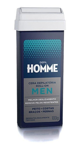 Kit 5 Refil Cera Depilatória Depil Homme Maculino Deo 100g 1