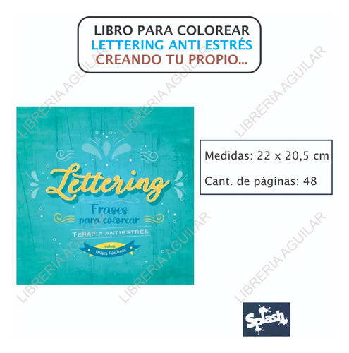 Libro P Colorear Lettering Antiestrés - Creando Tu Propio... 1