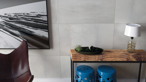 Porcelanato Gris Veteado 63 X 108 Villagres 1