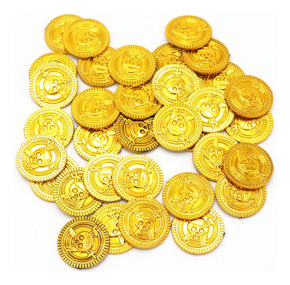 Monedas De Oro Plasticas X50 Cofre Pirata Cosplay Ltf Shop 0 Monedas De Oro Plasticas X50 Cofre Pirata Cosplay Ltf Shop 0