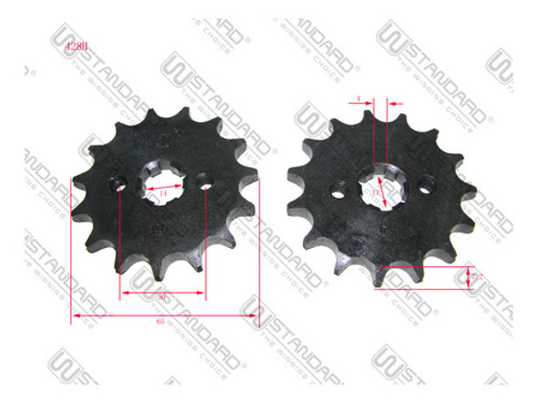 Pinon Gilera Smash 110/honda Wave 15d Std 1
