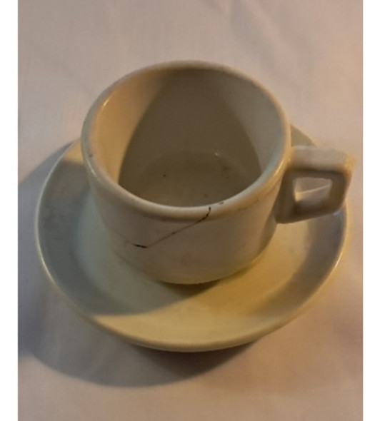 Antigüedad. Militaria. Platito Y Taza De Café Wermacht Sgm. 1