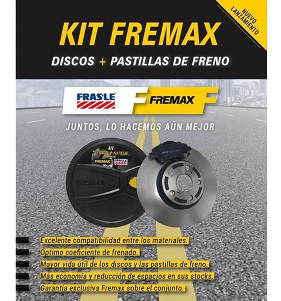 Kit Discos Y Pastillas P/ Peugeot 307 Trasero Fremax 1