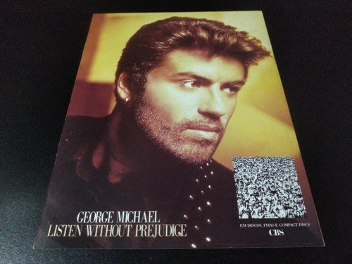 (pd149) Publicidad George Michael * Listen Without Prejudice 0