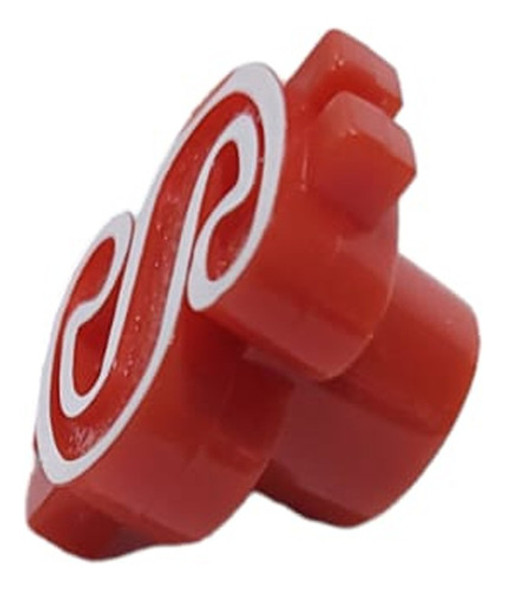 Set 4 Tapas Tapitas Cubre Valvulas Rueda Signo Dolar Roja 1