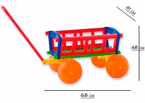 Carro De Arrastre Wagon Gigante Duravit 655 1
