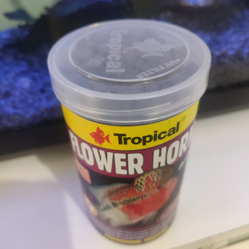 Alimento Flower Horn Adulto Tropical 190gr Peces Ciclidos 1