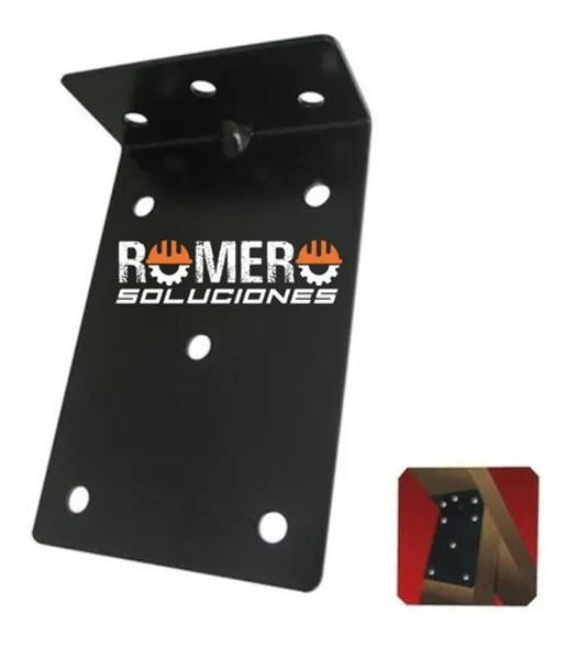 Conector Unión Para Tirante De Madera 117x70x142mm 0 Conector Unión Para Tirante De Madera 117x70x142mm 0