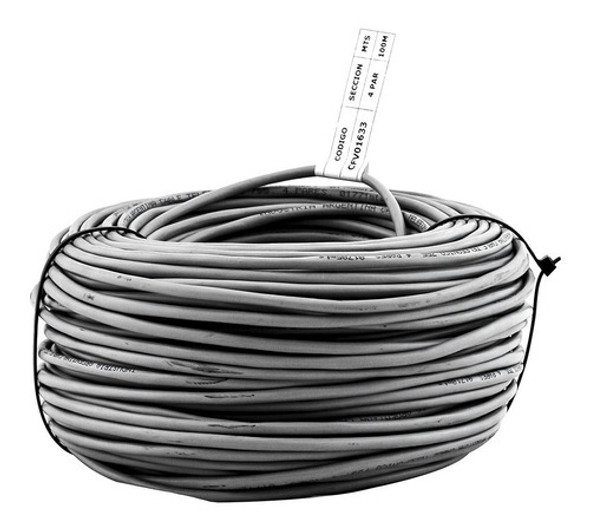 Cable Telefonia Multipar Interior 4 Pares Pantalla Aluminio 0