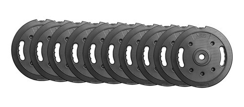 Anilha Dúctil Injetada Cross Musculação Fit Kit 10x3kg 0