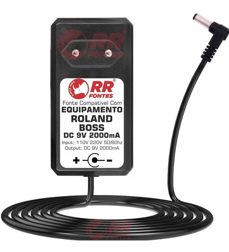 Fonte Para Amplificador Roland Boss Cube Street Psb-1u 9v 2a 1