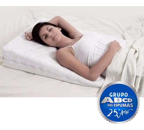 Travesseiro Anti-refluxo Adulto Rampa Berço Cama Grávida D20 1