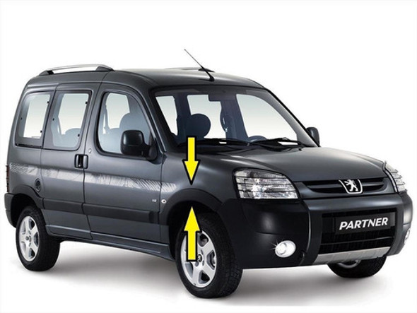 Partner 2017 Moldura Fender Pasaruedas Delantero Derecho 0