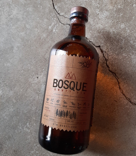 Gin Bosque. Reconocido Gin Argentino, Patagonia 1