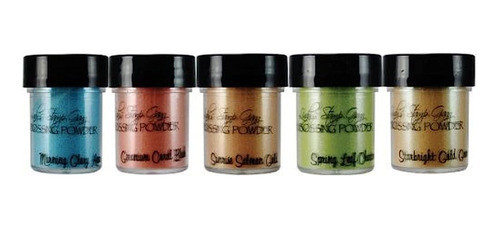 Mermaid Seashells Embossing Powder Set 0