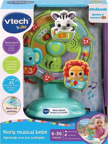 Vtech Baby Noria Musical Aprende Con Los Animales 1