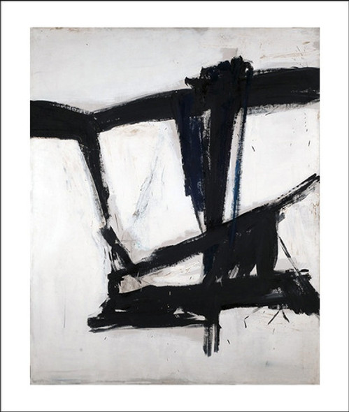 Lamina Fine Art Black Blue And White Franz Kline 50x60 Myc 0