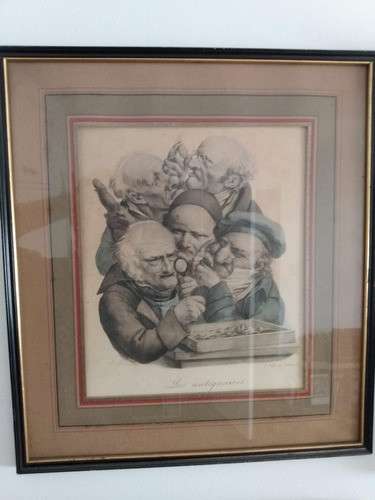 Louis Leopold Boilly - Les Antiquaires -litografía 0