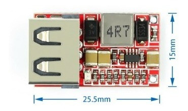 Conversor Step Down 6-24v A 5v Usb 2a 1