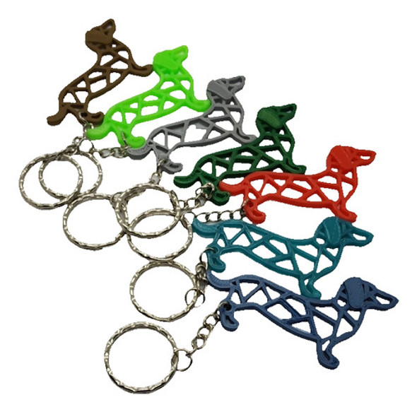 Llavero Perro Salchicha! Color A Elección Jym 3d 0